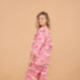 Indian Cotton Cherry Blossom Print Pyjama Set, thumbnail 2 of 4