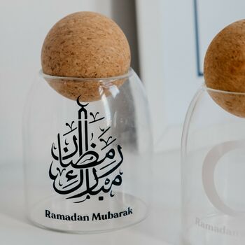 Ramadan Eid Cork Ball Sweets And Food Jar, 8 of 10