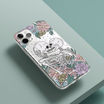 Skeleton Kiss Phone Case For iPhone, 4 of 10
