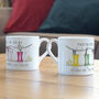 Personalised Best Friends Welly Boot Mug, thumbnail 2 of 9