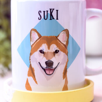 Personalised Dog Diamond Mug Dog Lover Gift, 7 of 12