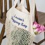 Personalised Organic Mesh Shopping Bag, thumbnail 3 of 6