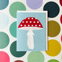 Mini Mushroom Greetings Card, thumbnail 5 of 5