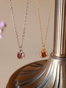 Red Pomegranate Pendant Necklace, 2 of 12