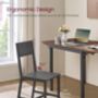 Set Of Two Dining Chair Steel Frame Industrial Style, thumbnail 5 of 9