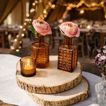 Wood Log Tree Slices Wedding Centrepiece 20cm 47cm, 3 of 3