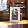 Alan Shearer Newcastle Football Poster, thumbnail 5 of 6