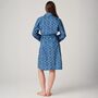 Women's 'Marrakesh Paisley' Cotton Mid Length Robe, thumbnail 4 of 5