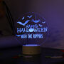 Personalised Halloween LED Light Up Sign, thumbnail 6 of 6
