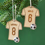 Football Shirt Decoration And Bag Of Chocolate Footballs, thumbnail 5 of 11