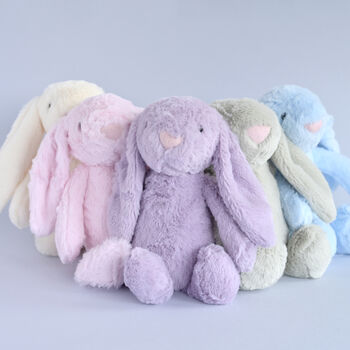 Personalised Lilac Baby Bunny, 4 of 4