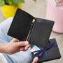 Leather Passport Cover With Your Personalised Engraved Travel Design, thumbnail 2 of 4
