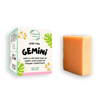 Gemini Birthday Gift Funny Soap For Gemini Zodiac, 3 of 5