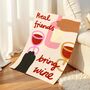Friends Bring Wine Print, thumbnail 2 of 5