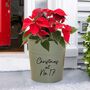 Personalised Laurel Green Planter Bucket, thumbnail 1 of 6