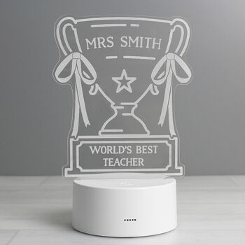 Personalised Trophy LED Night Light, 2 of 10