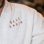 Personalised Men's Towelling Dressing Gown, thumbnail 2 of 3