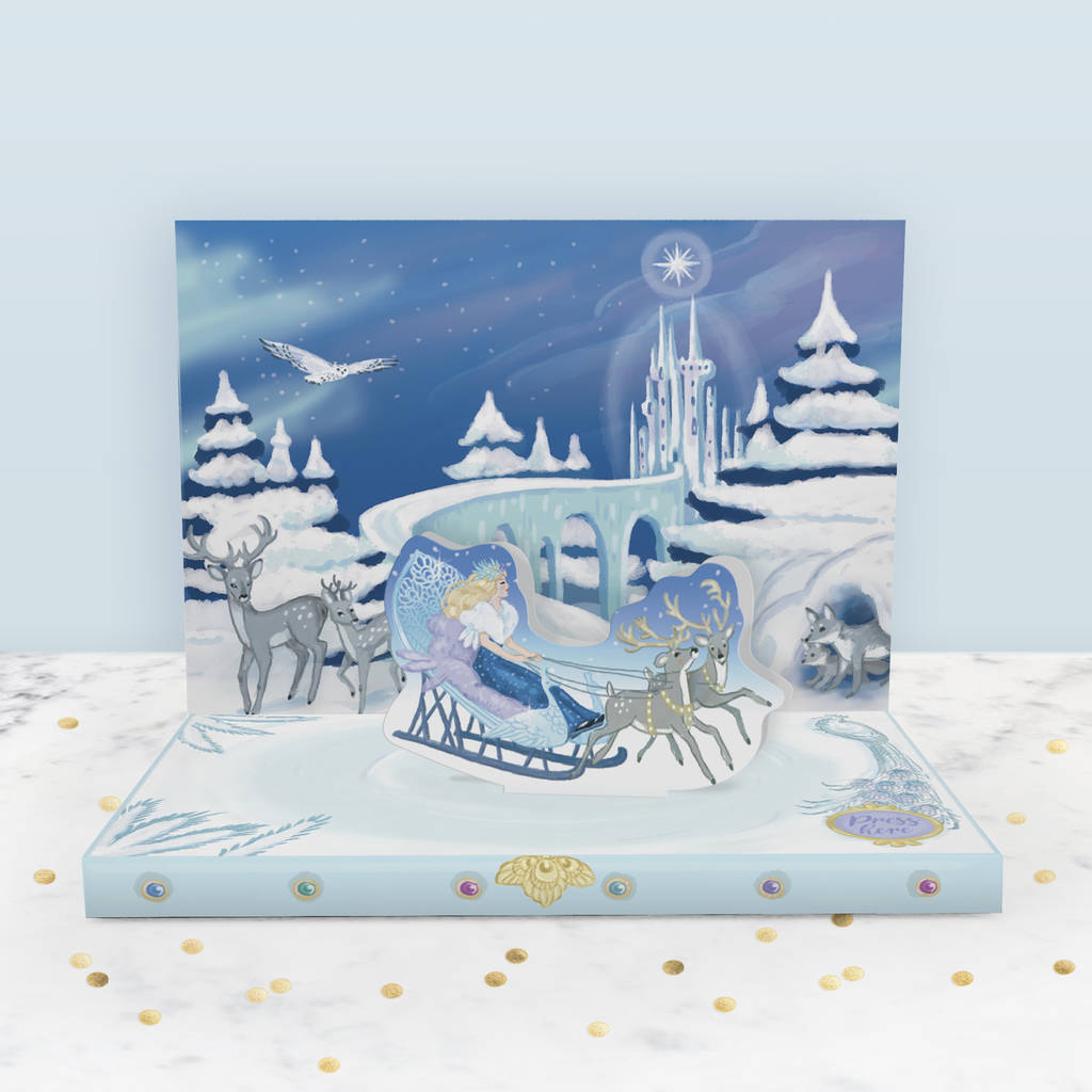The Snow Queen Music Box Card, 1 of 5