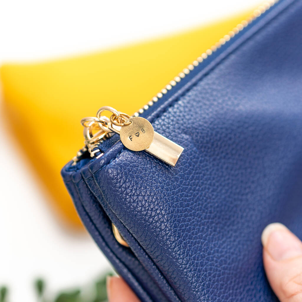 Personalised Double Pocket Clutch Bag By Posh Totty Designs Creates