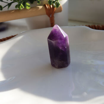 Amethyst Mini Tower – Calm, Peace And Intuition, 9 of 11