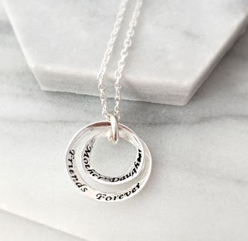 Mother, Daughter Friends Forever Necklace, 3 of 6