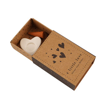 Send With Love Heart Incense Cone Holder | In Gift Box | Home Decor, 3 of 6