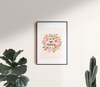 'Vibin And Thrivin' Positive Quote Art Print, 3 of 4