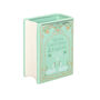 Green Book Shaped Ceramic Flower Vase With Gold Finish, thumbnail 9 of 9