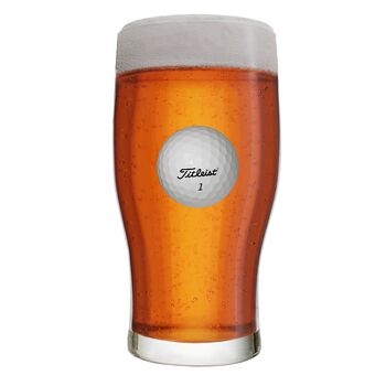 Personalised Golf Ball Pint Glass, 2 of 2