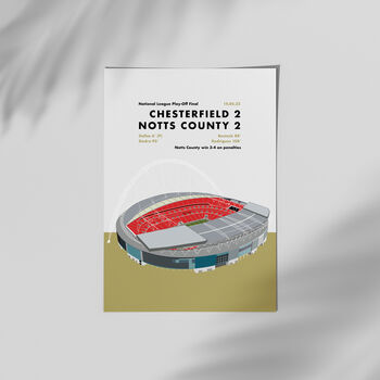 Notts County Play Off Final Print, 4 of 5