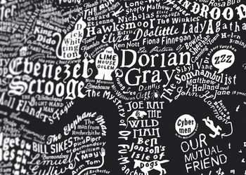 Typographic Map Of Literary London Print, 9 of 9