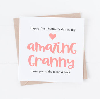 First Mother's Day Card For Grandma, Nana, Granny, 2 of 3