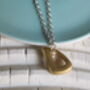 Infinity 22ct Gold Vermeil Triangle Pendant, thumbnail 3 of 3