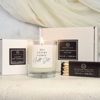 Wedding Couple Mr And Mrs Candle Gift Set, 3 of 5