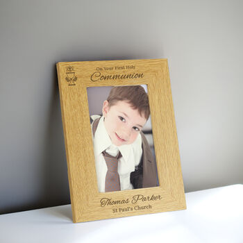 Personalised Holy Communion 6x4 Photo Frame, 2 of 3