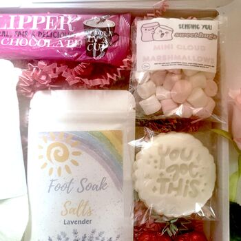 Birthday You Got This Sending Hugs You Are Awesome Treats Gift Box For Her | Happy Smile Birthday Gift, 4 of 12