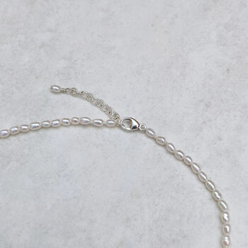 Kira Seed Pearl Necklace, 3 of 3