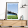 Sandy Park Exeter Chiefs Rugby Poster, thumbnail 1 of 8