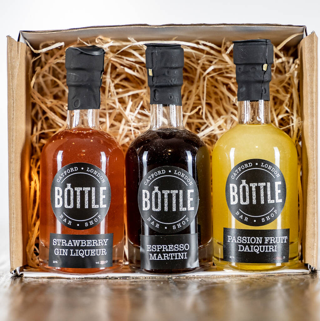 Personalised Cocktail Gift Set By Bottle Bar And Shop | Notonthehighstreet.com