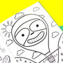 Sloth Colouring Book For Adults And Children, thumbnail 6 of 9