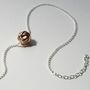 Sterling Silver Forever Knot Necklace, thumbnail 7 of 8