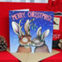 Eight Rabbit Christmas Cards With Charity Donation, thumbnail 3 of 6