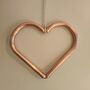 Copper Pipe Heart, thumbnail 3 of 3