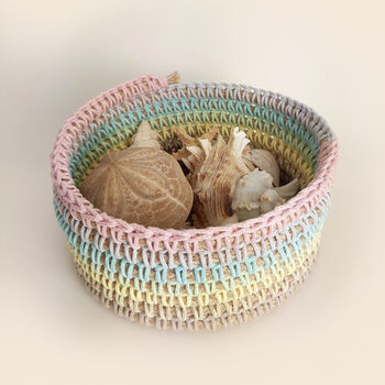 Rainbow Rope Coil Basket, 5 of 5
