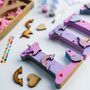Personalised Paint Your Own Unicorn Wooden Name, thumbnail 3 of 7
