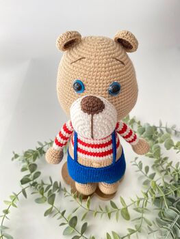 Cute Organic Handmade Teddy Bear For Babies And Kids, 3 of 8