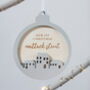 Personalised First Christmas New Home Ornament, thumbnail 1 of 3