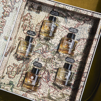 Whisky Gift Set. Five Miniature Whiskies With Illustrated Book. The Book Of Scotch Whisky, 2 of 12