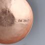 9th Anniversary Gift, Large Copper Decorative Bowl, thumbnail 5 of 9