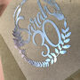 Personalised 30th Floral Birthday Papercut Card, thumbnail 6 of 12